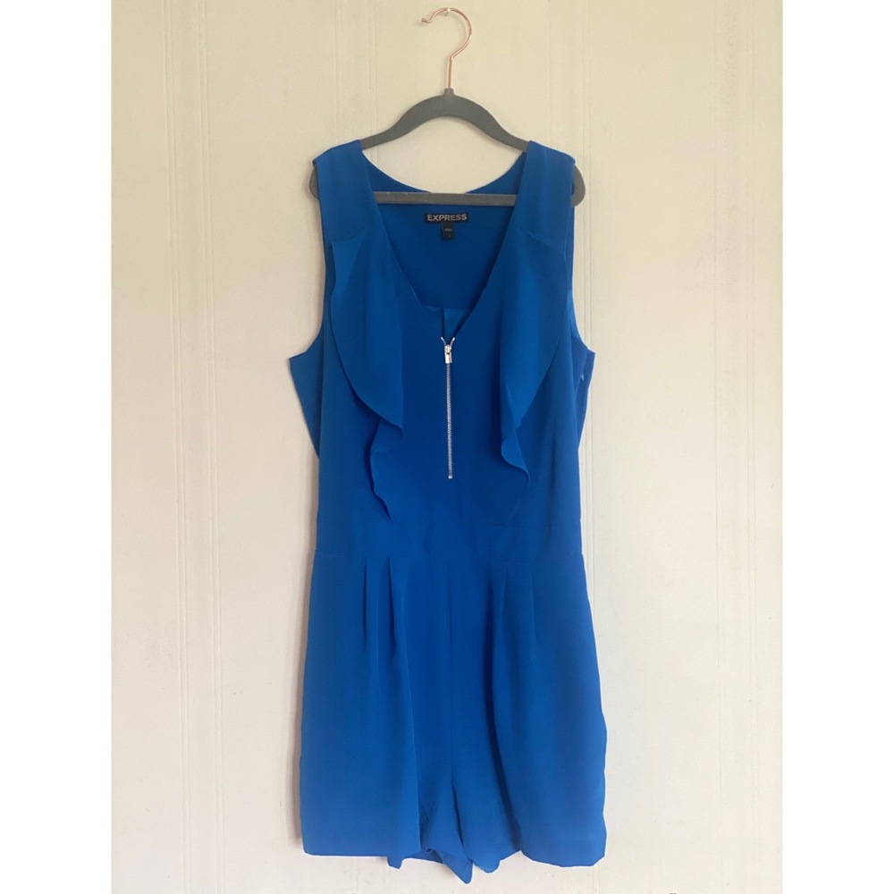 EXPRESS Zipper Front Romper